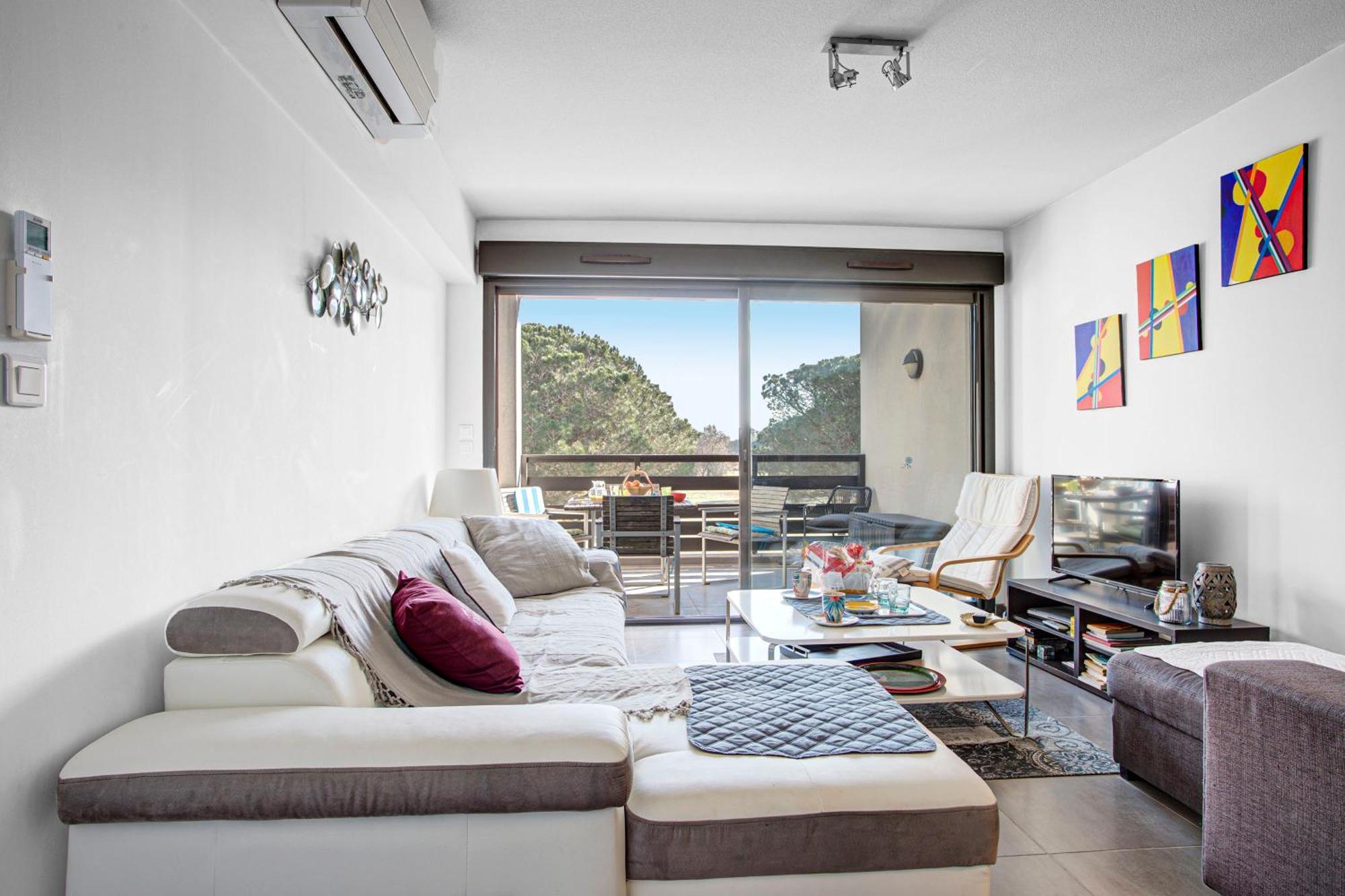 Vert Paradis - Vue Apaisante Sur Golf, Pins Parasols, 2E Etage - 80 M2 Dont Terrasse Avec Pergola, 2 Chambres, 3Et Iles, 3 Clim, Wifi - Piscine, Parking Et Park A Velos, Ascenseur - En Option Linge, Menage - Pistes Cyclables, Mer A Proximite Saint-Cyprien  Ngoại thất bức ảnh