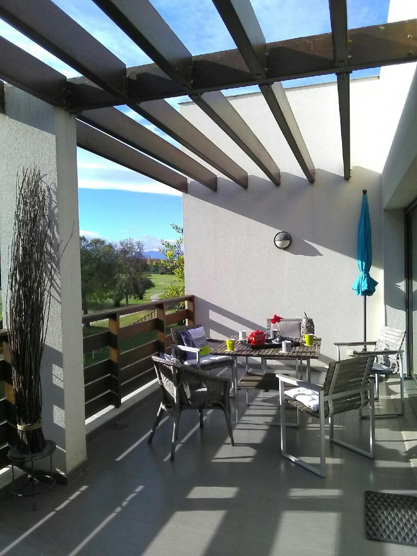 Vert Paradis - Vue Apaisante Sur Golf, Pins Parasols, 2E Etage - 80 M2 Dont Terrasse Avec Pergola, 2 Chambres, 3Et Iles, 3 Clim, Wifi - Piscine, Parking Et Park A Velos, Ascenseur - En Option Linge, Menage - Pistes Cyclables, Mer A Proximite Saint-Cyprien  Ngoại thất bức ảnh